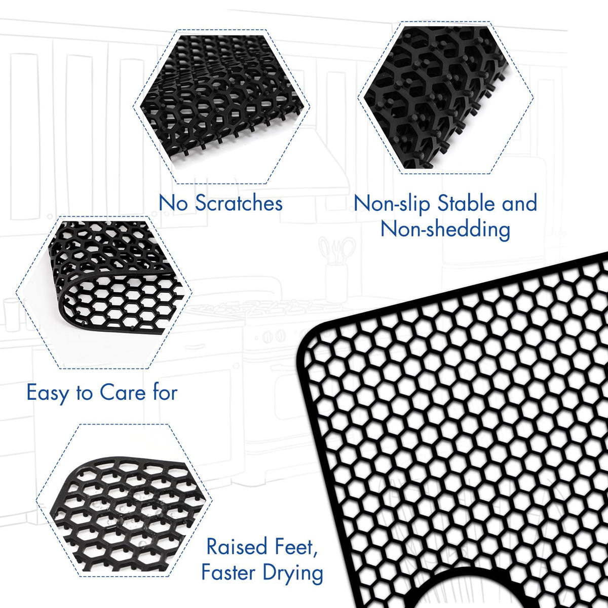 Bestjing drying grid doubles as a dishware drainer and cooling rack.