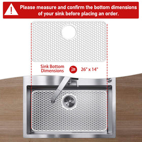 Bestjing non-slip silicone mat stays in place when drying dishes.