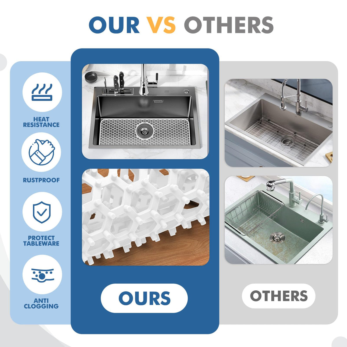 Bestjing rustproof silicone surface resists corrosion in busy kitchens.