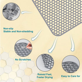 Bestjing mat tolerates up to 500°F for hot items