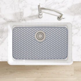 Bestjing hexagon-pattern silicone mat with quick-dry design
