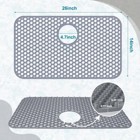 Bestjing silicone mat demonstrates rustproof durability protecting delicate items