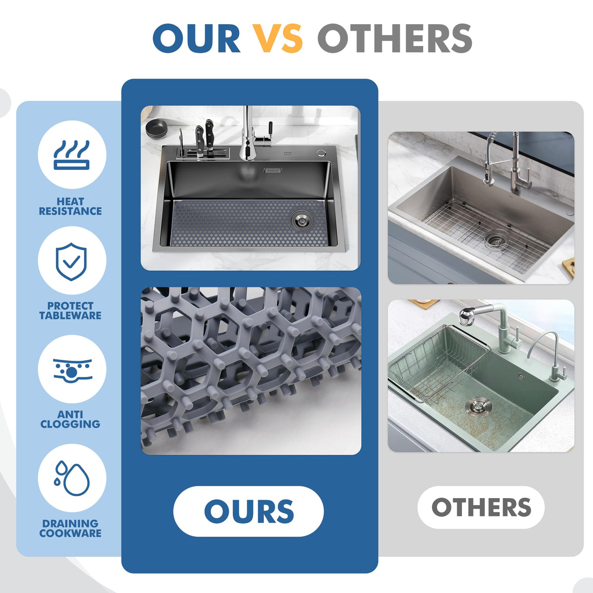 Bestjing mat doubles as a drying grid, drain rack, and cooling surface for busy kitchens