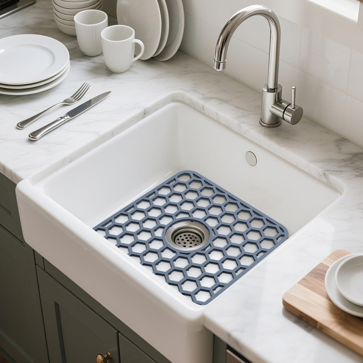 Bestjing sink protector quick-dry design prevents lingering moisture.