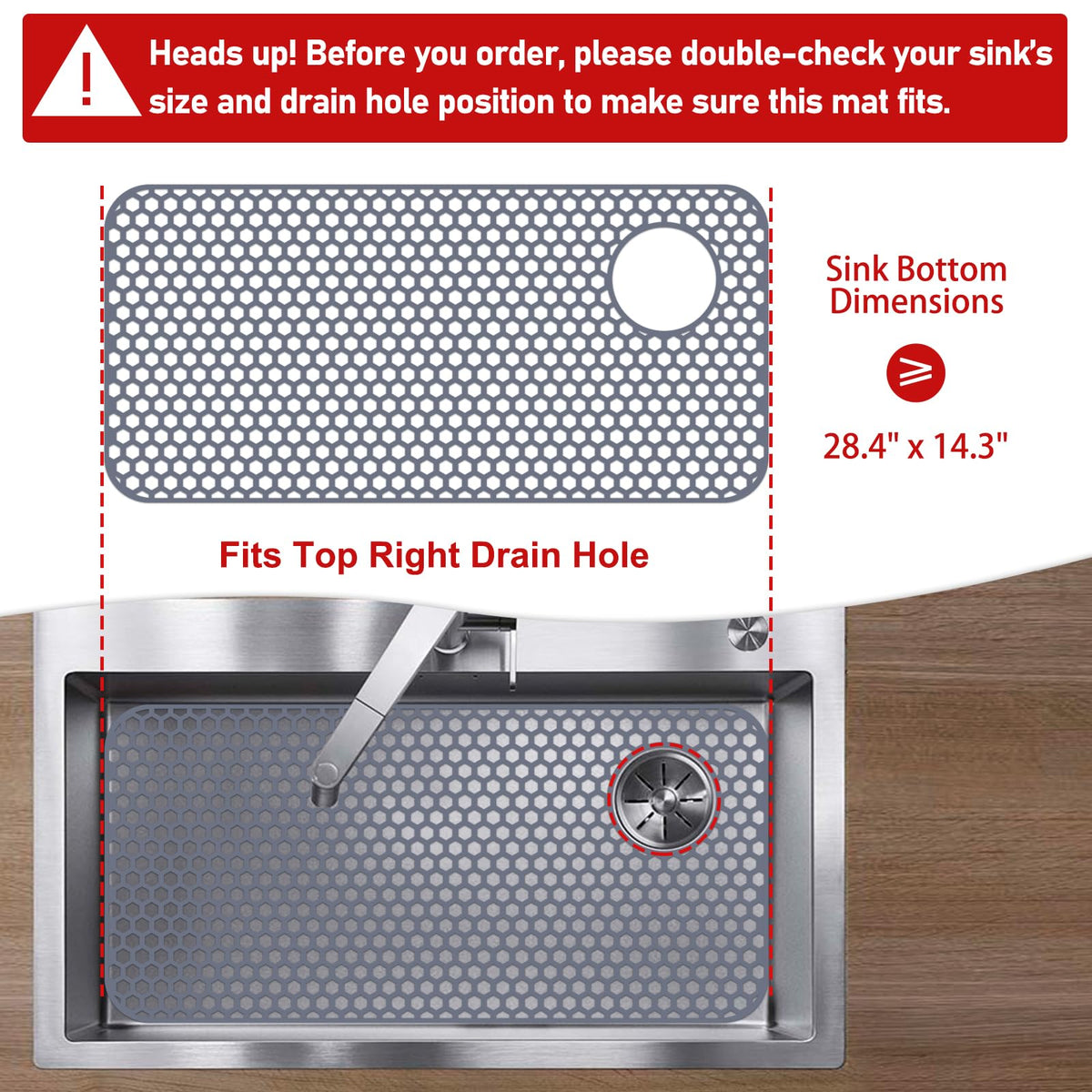 Bestjing sink protector in rustproof silicone offers flexible, durable kitchen protection for daily use