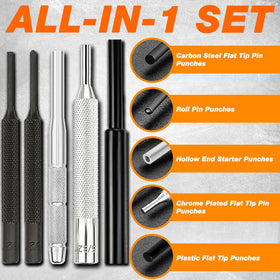 BESTNULE punches feature anti-slip knurling for improved grip during use.