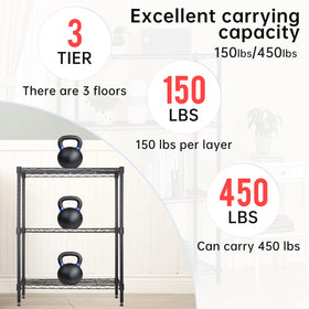 BestOffice adjustable shelves in 1-inch increments for customizable pantry storage.