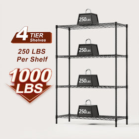 BestOffice adjustable shelves in 1-inch increments for flexible storage.