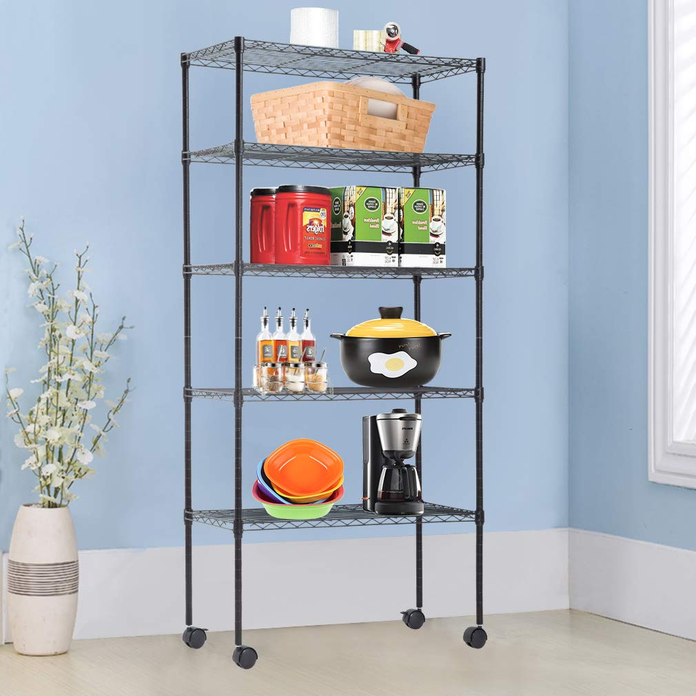 BestOffice adjustable tiers in 1-inch increments for flexible storage needs.