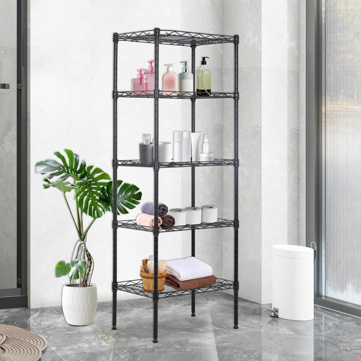 BestOffice shelf showing heavy-duty 750 lb capacity in a garage setup