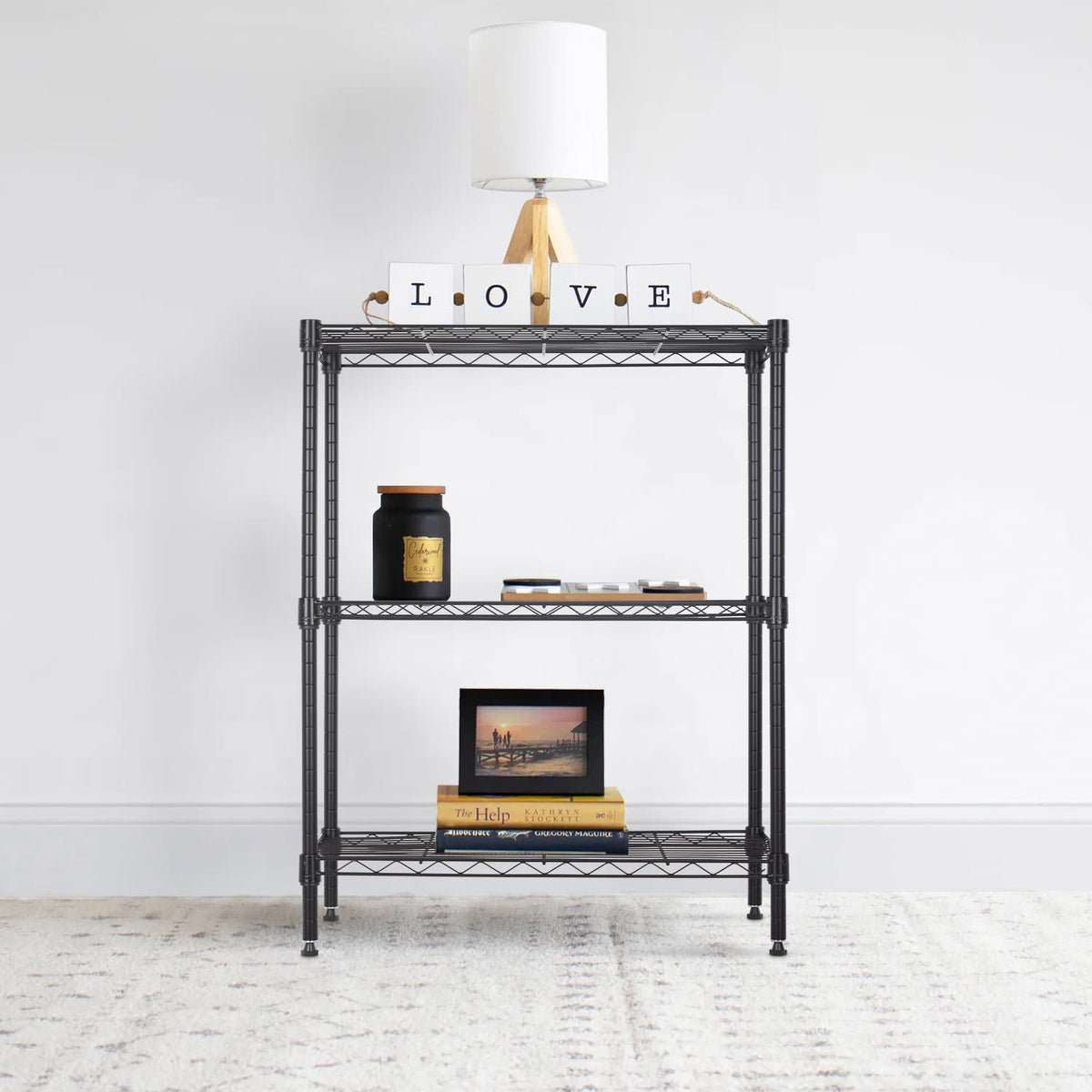 BestOffice slim vertical storage fits tight spaces for pantry organization.