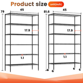 BestOffice slim-profile metal shelf fits tight spaces.