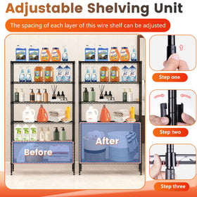 BestOffice tool-free assembly shelf for quick setup.