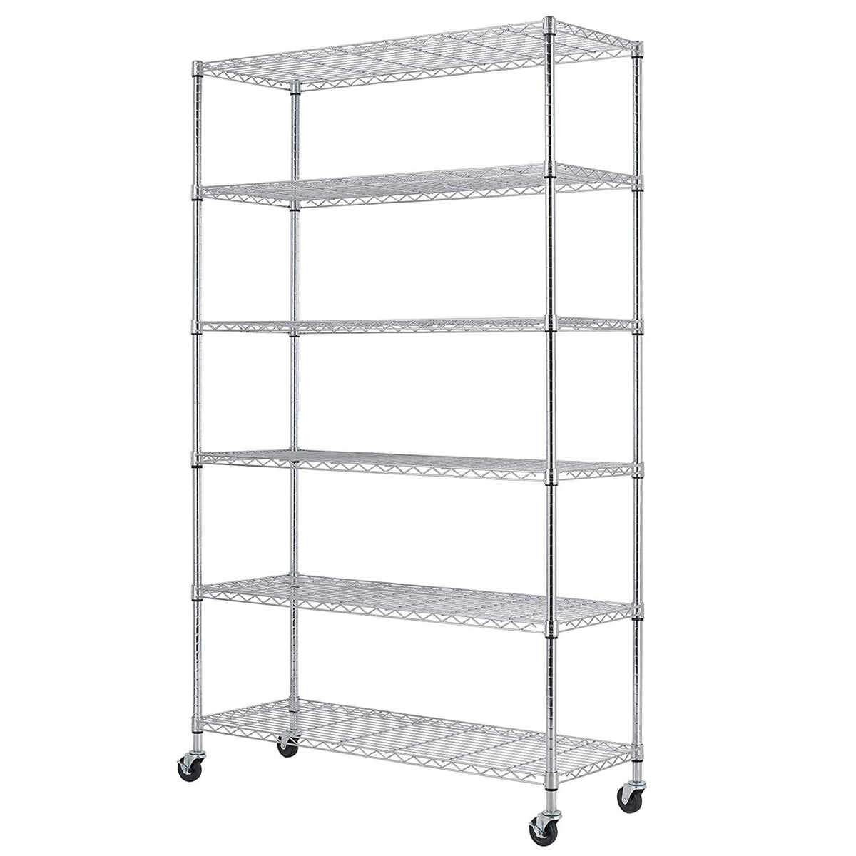 BestOffice wire shelf assembly demonstrates quick setup for organized storage.