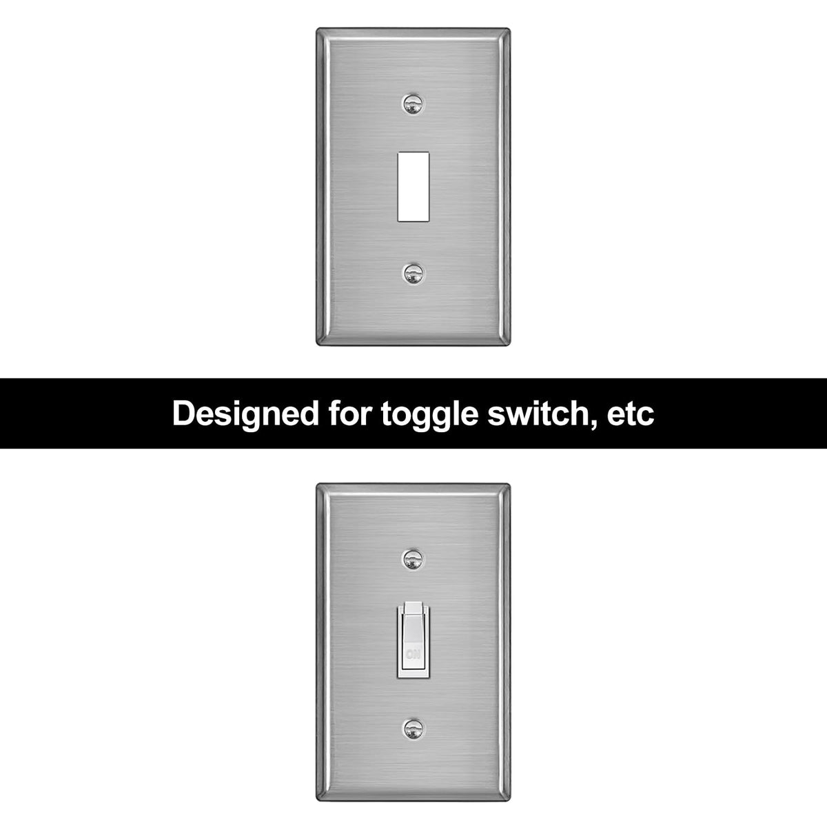 BESTTEN 10-pack wall plates offer consistent quality for multiple outlets