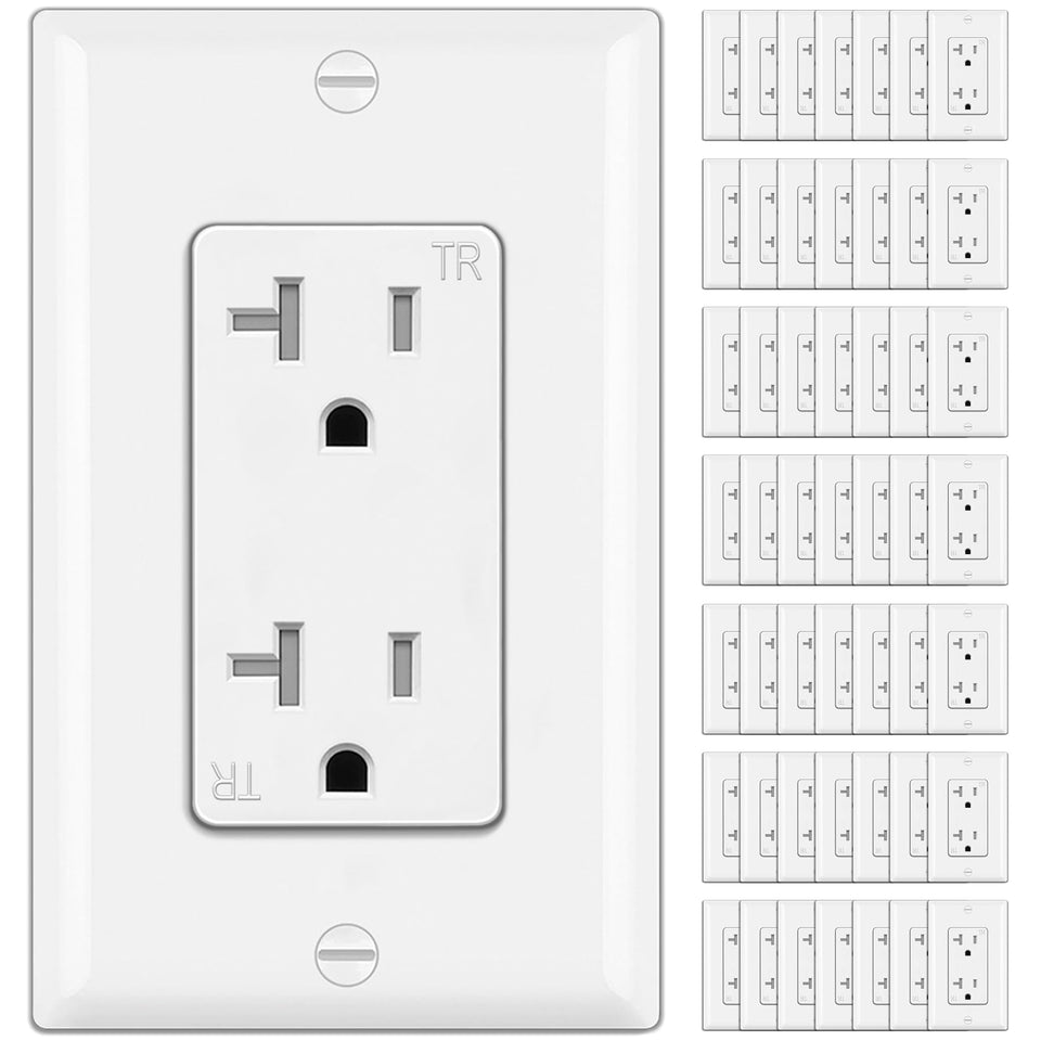 BESTTEN 20A decorator receptacle outlet for modern kitchens and baths.