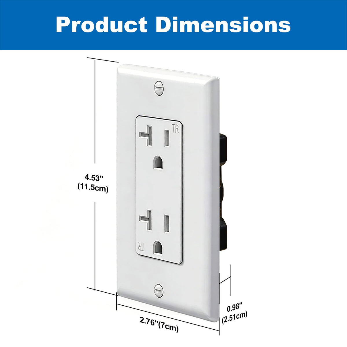 BESTTEN 20A outlet suitable for residential kitchens and commercial spaces