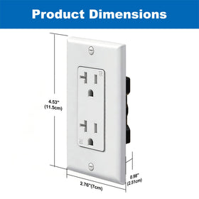 BESTTEN 20A outlet suitable for residential kitchens and commercial spaces
