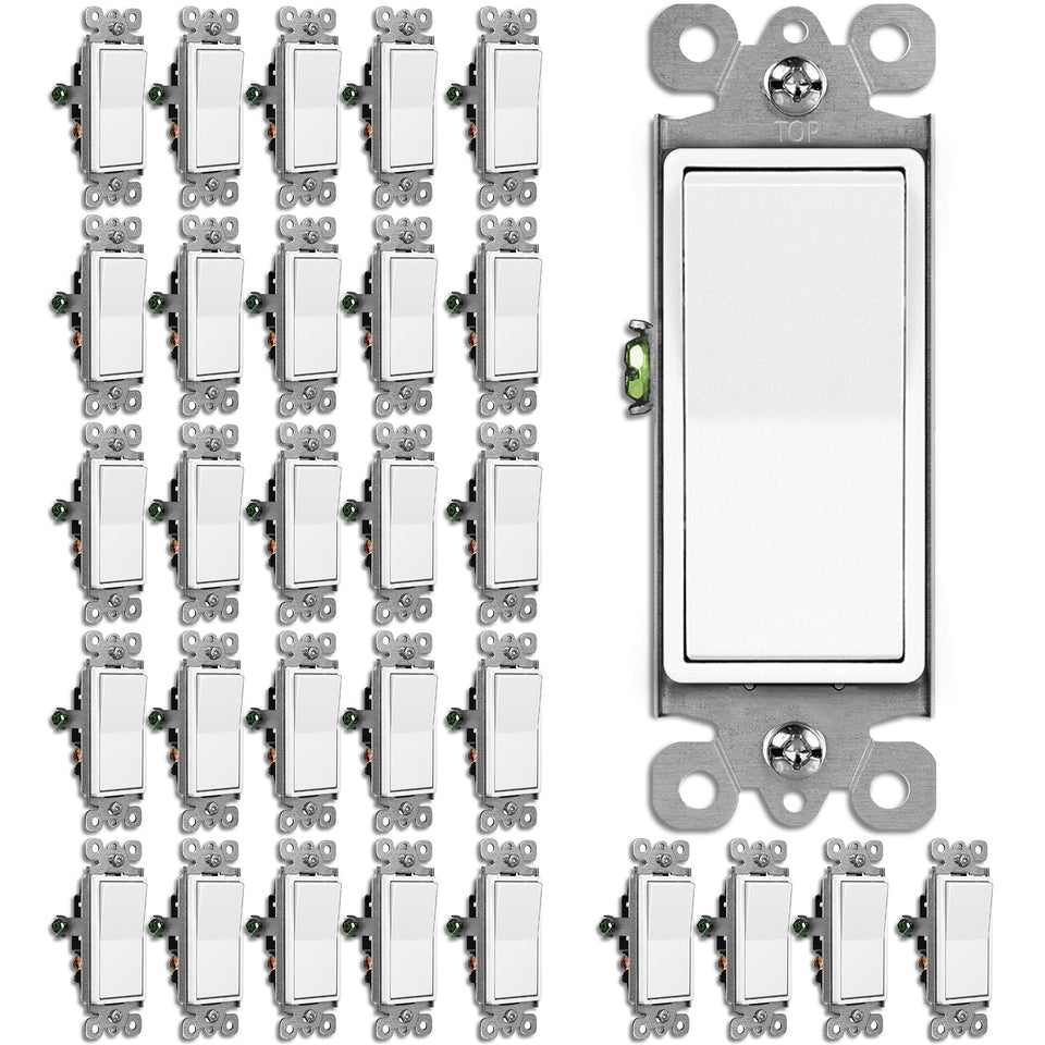 BestTEN 3-Way Decorator Switch front view for modern lighting control