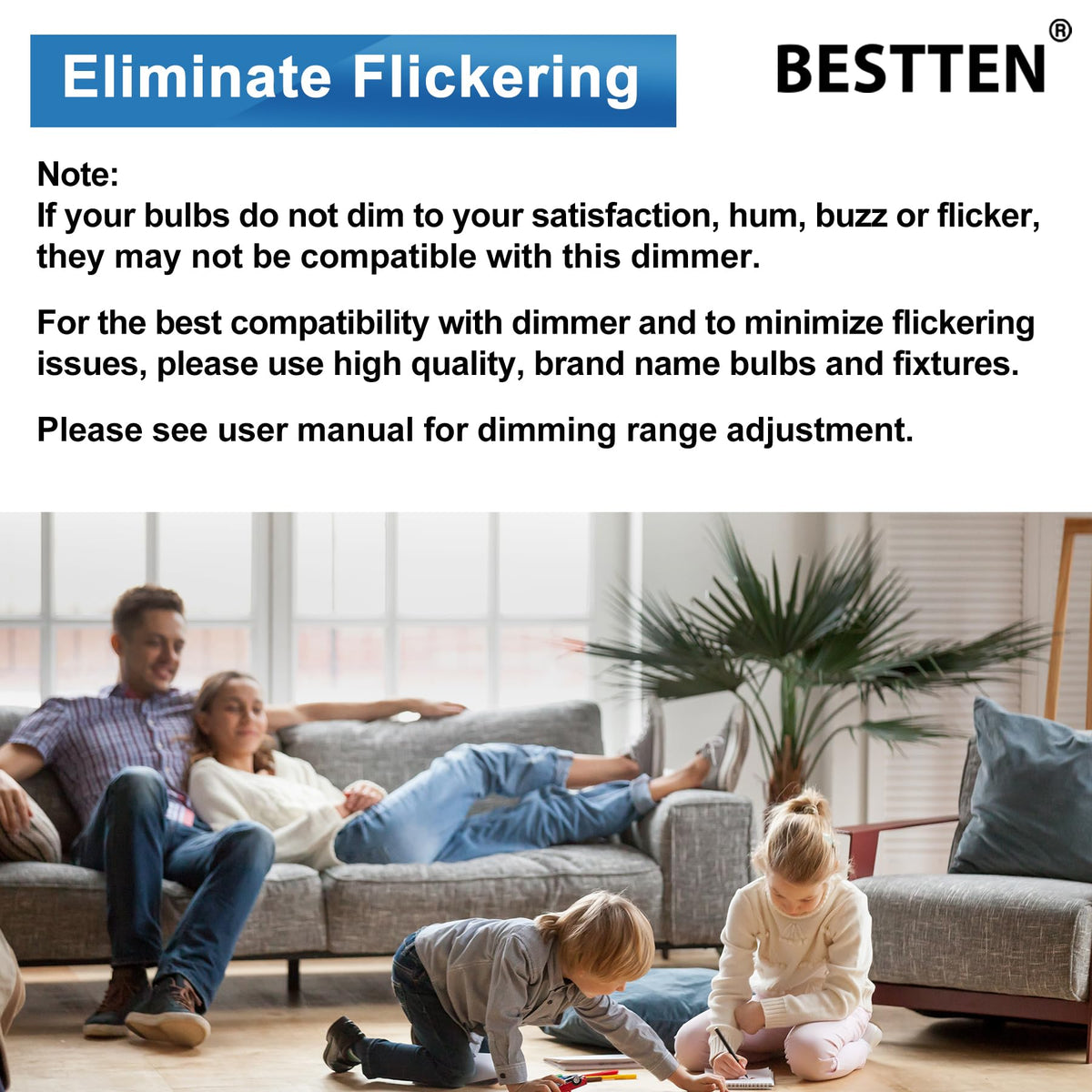 BESTTEN 3-way setup demonstrates flexible multi-location control