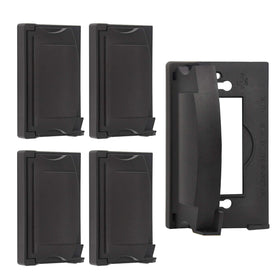 BESTTEN 5-pack outdoor wall plate cover front view protecting GFCI outlets from weather