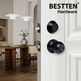 BESTTEN preinstalled screws note closeup, simple installation reminder