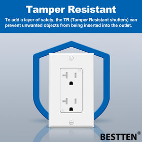 BESTTEN break-off plaster ears enable precise flush wall mounting