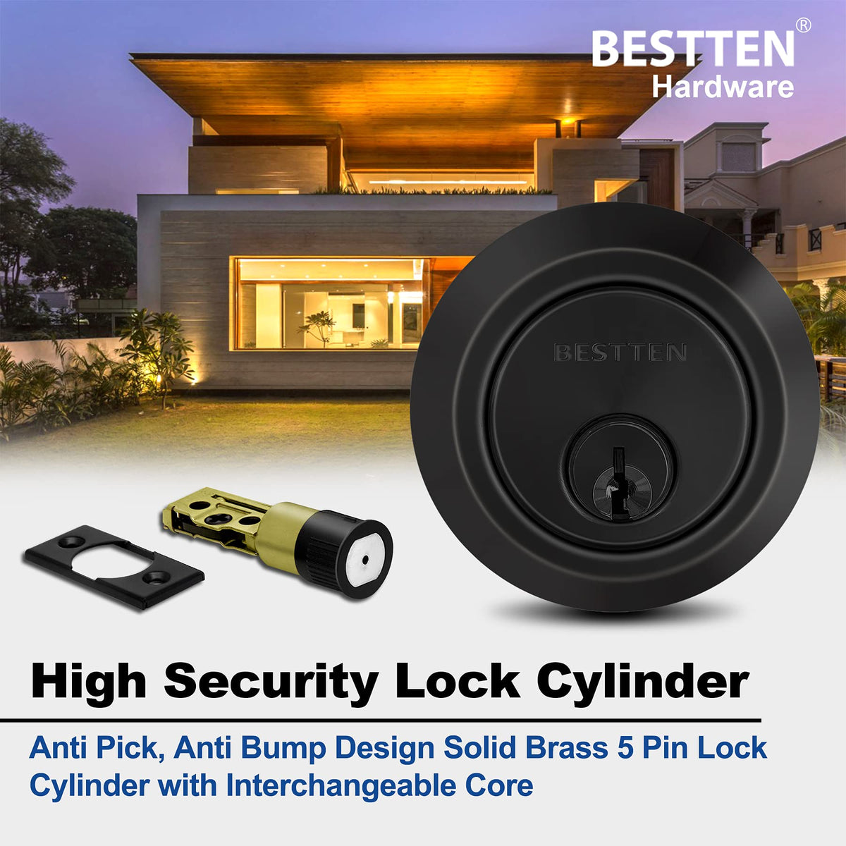 BestTEN deadbolt keys in pack for quick access and replacement