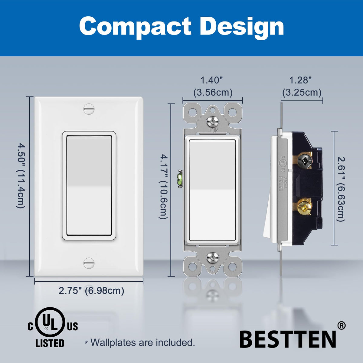 BESTTEN easy wiring options speed up installation.