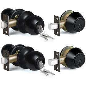 BESTTEN exterior knobs and deadbolts, pack preview, secure entry option