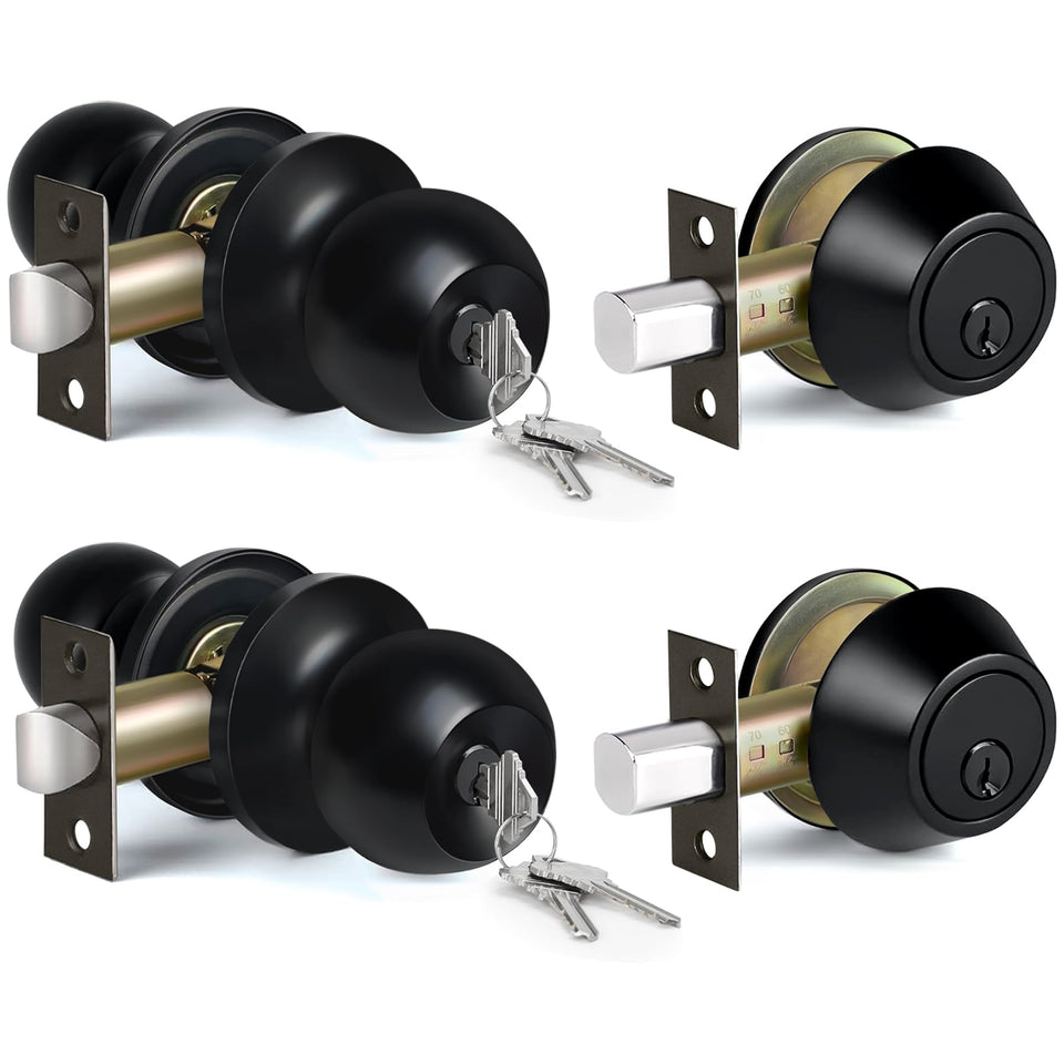 BESTTEN exterior knobs and deadbolts, pack preview, secure entry option