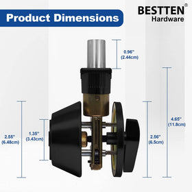 BestTEN deadbolt styling complements levers and knobs for a cohesive entry