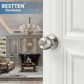 Close-up of BESTTEN keyed-different mechanism with three keys included