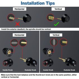 BESTTEN matte black door hardware with durable exterior finish for long-lasting use.