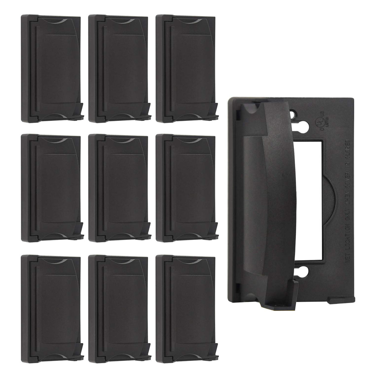 BESTTEN outdoor weatherproof outlet cover with flip cover protects outdoor outlets