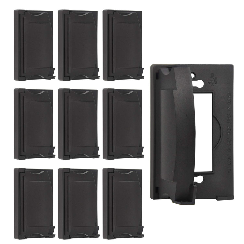 BESTTEN outdoor weatherproof outlet cover with flip cover protects outdoor outlets
