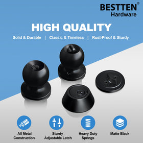BESTTEN preinstalled screws reminder for quick, straightforward setup.
