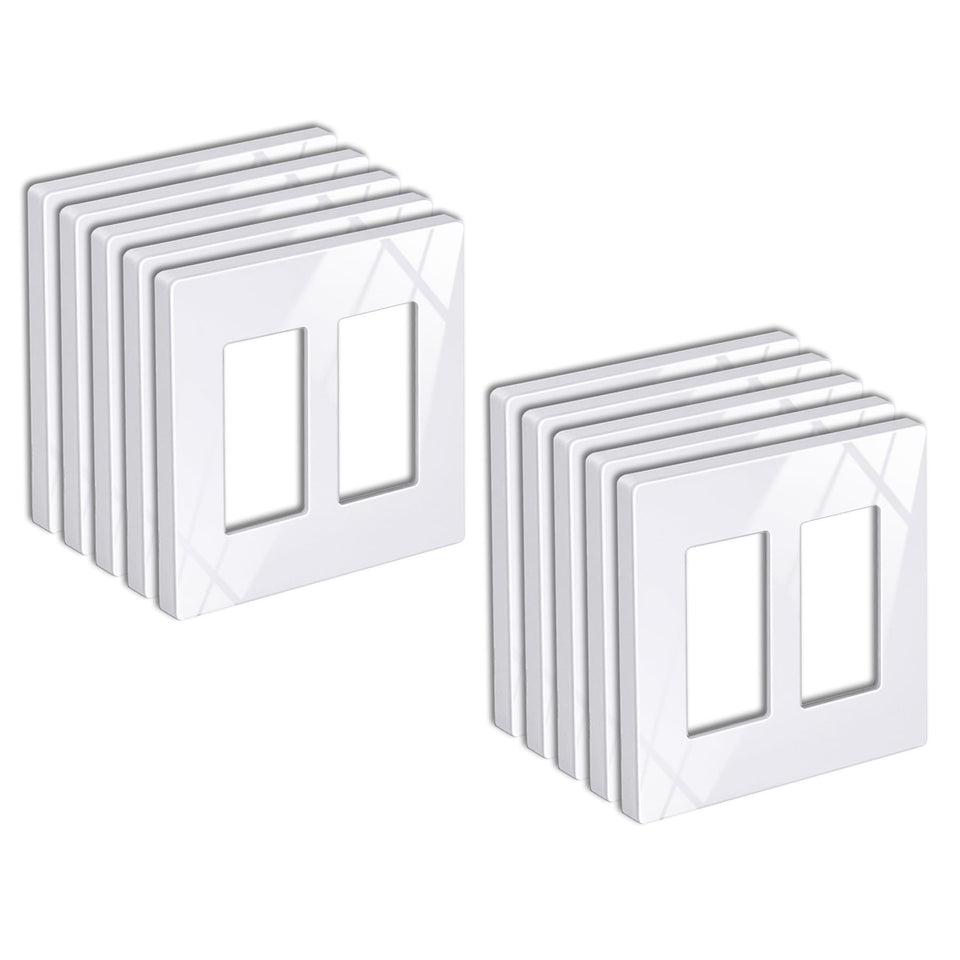 BESTTEN screwless wall plate with smooth gloss finish for easy cleaning