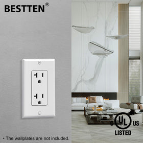BESTTEN wall outlet suitable for residential and commercial use in offices.