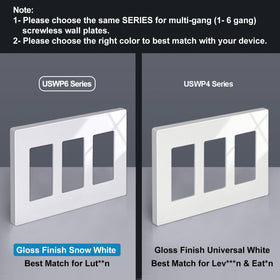 Dimensions: 4.69 by 6.54 inches for BESTTEN wall plate