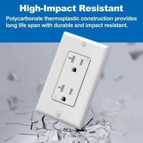 BESTTEN wallplate screws included for quick, secure flush installation