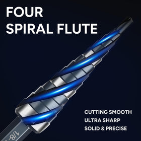 Bestwork HSS step drill bits resist heat for durable metalworking performance