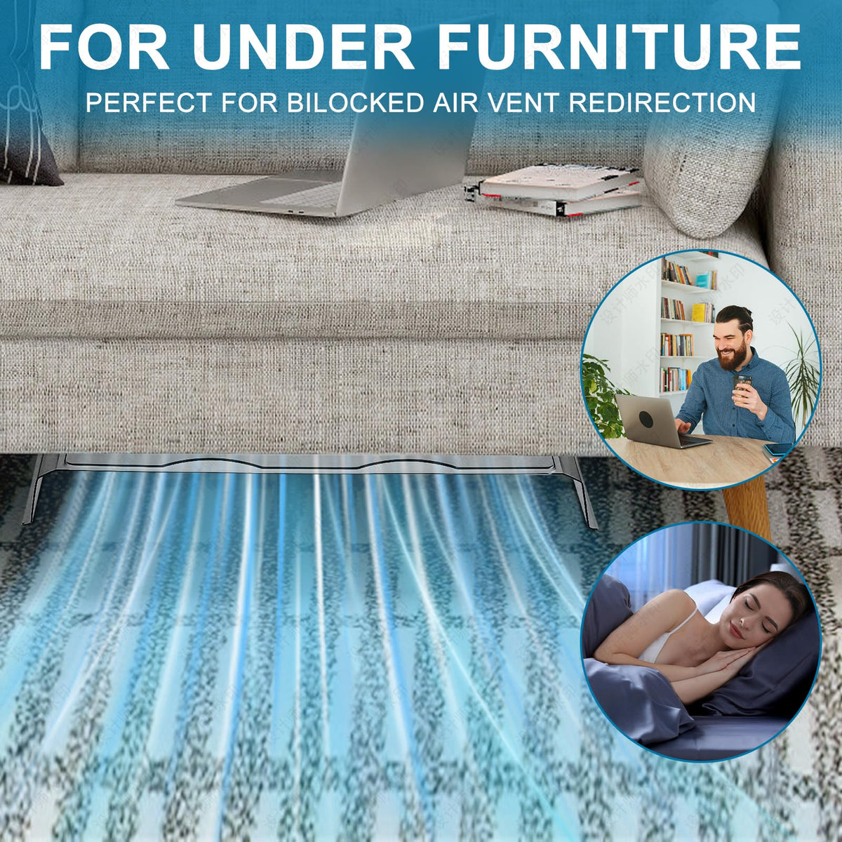 BESWEL durable 1.5 mm PET plastic construction blends with decor