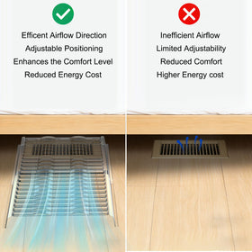 BESWEL easy magnetic installation for quick setup on registers