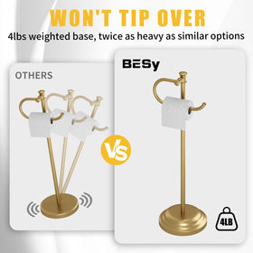 BESy wide-base stability helps prevent tipping during use.