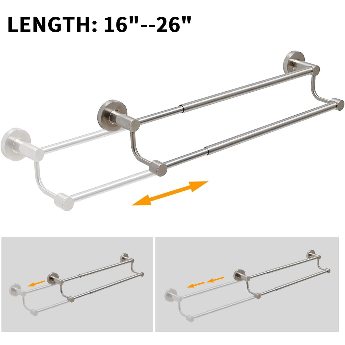 BESy concealed screws design adds a clean modern look