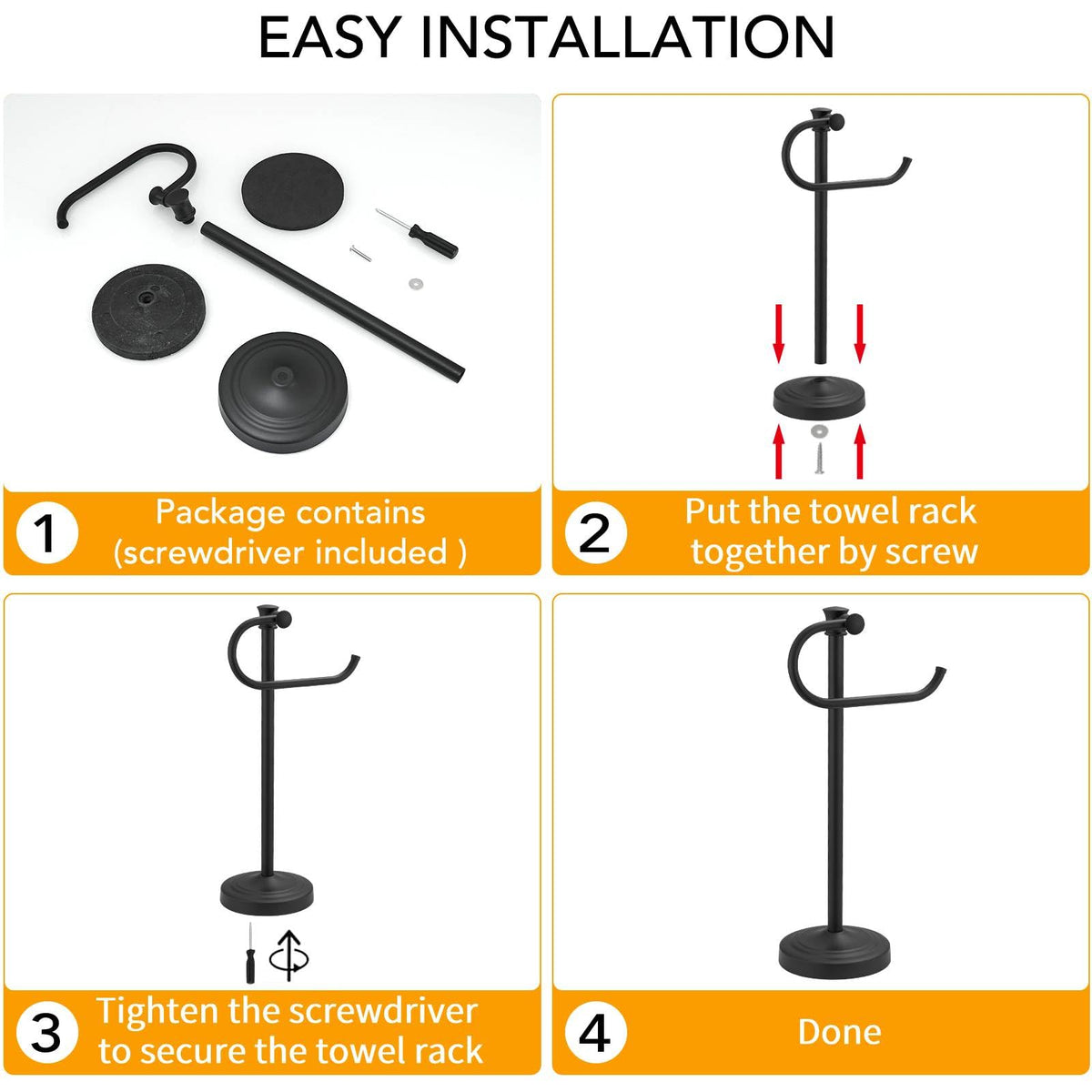 Easy-clean BESy towel rack ready for quick maintenance after showers.