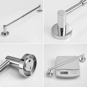 BESy heavy-duty solid metal construction supports towels reliably
