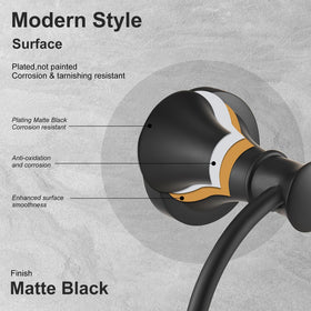 BESy modern design towel ring complements minimalist bathroom decor