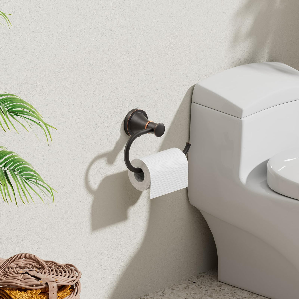BESy bathroom accessories set in oil rubbed bronze complements any decor.